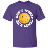 DON'T WORRY HE'S LEVEL (WHITE) G500 5.3 oz. T-Shirt