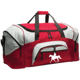 Missouri Fox Trotter WITH MALE RIDER WHITE BG99 Colorblock Sport Duffel