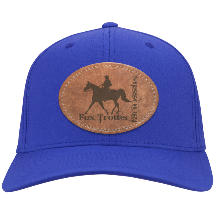 MISSOURI FOX TROTTER ON LEATHER CP80 Twill Cap - Patch