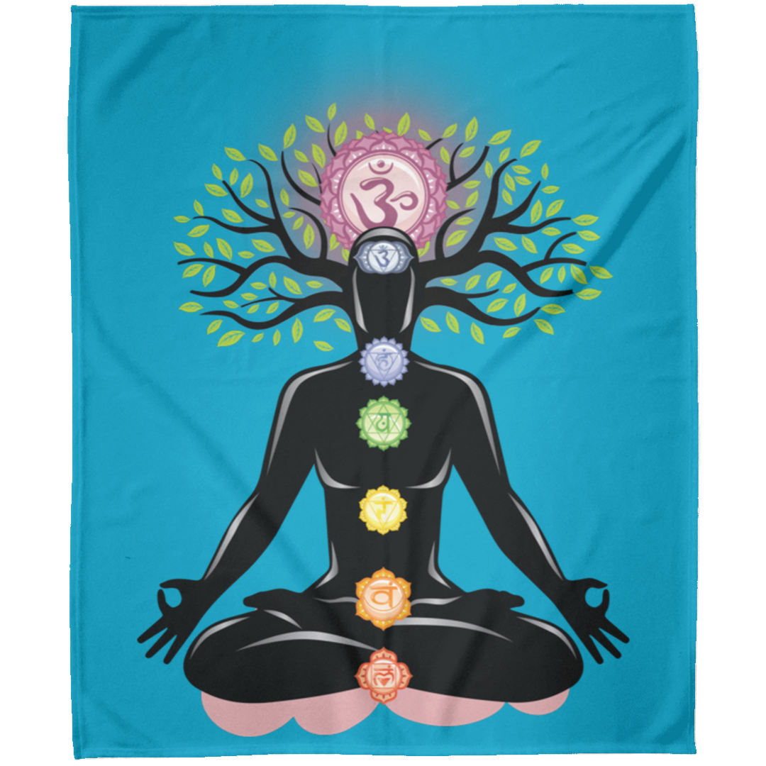 CHAKRAS PLUSH BLANKET (12 STYLES AND SIZES)