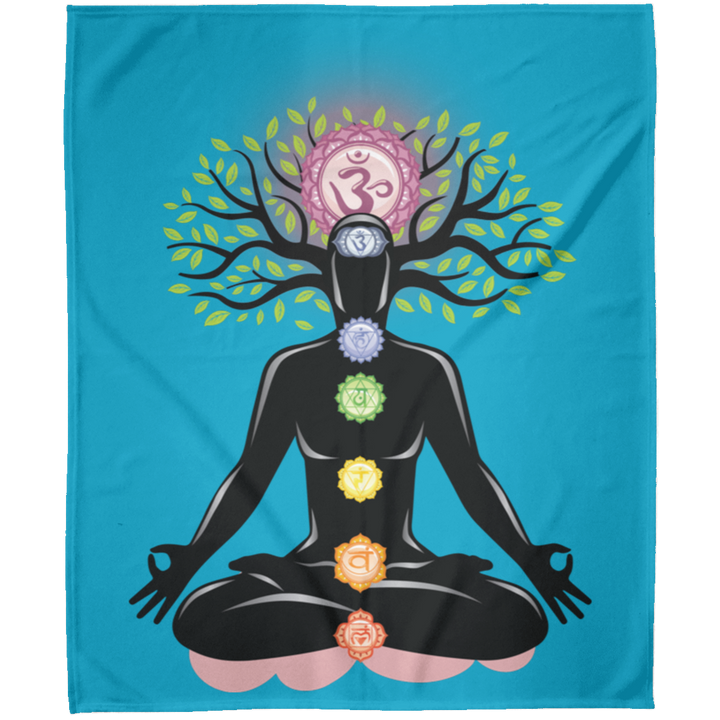 CHAKRAS PLUSH BLANKET (12 STYLES AND SIZES)