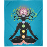 CHAKRAS PLUSH BLANKET (12 STYLES AND SIZES)