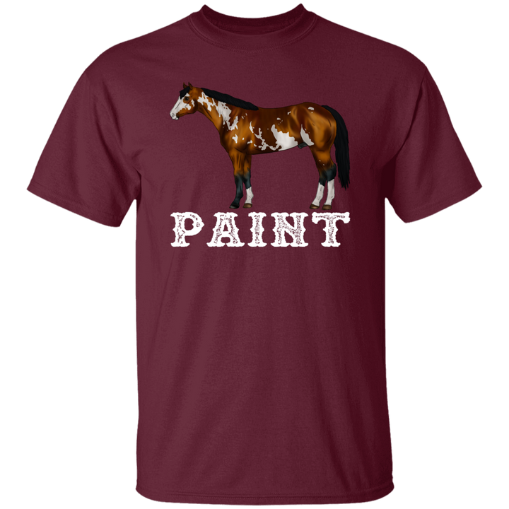 PAINT STYLE 1 (WHITE) 4HORSE G500 5.3 oz. T-Shirt
