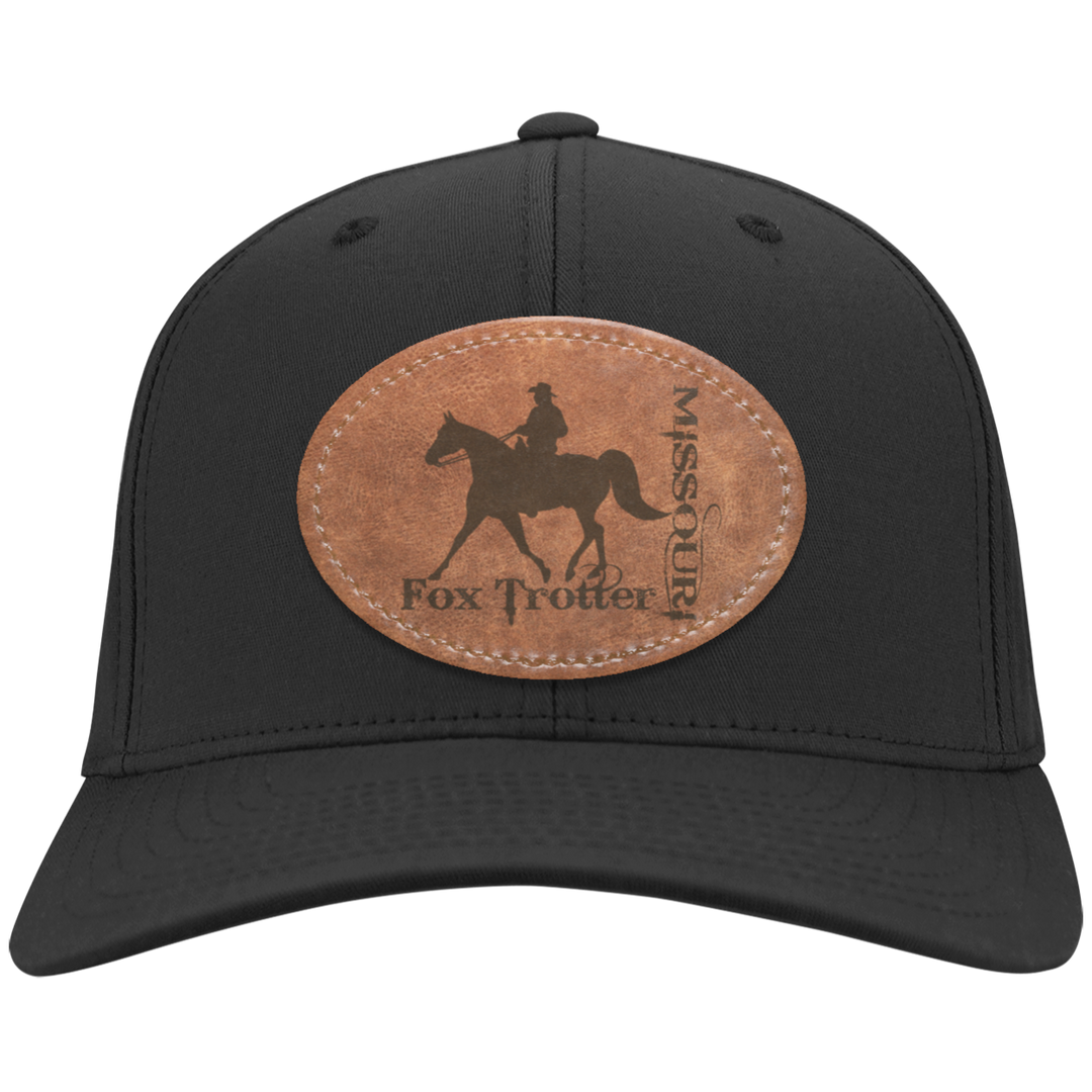 MISSOURI FOX TROTTER ON LEATHER CP80 Twill Cap - Patch