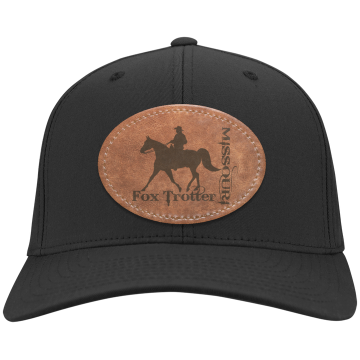 MISSOURI FOX TROTTER ON LEATHER CP80 Twill Cap - Patch