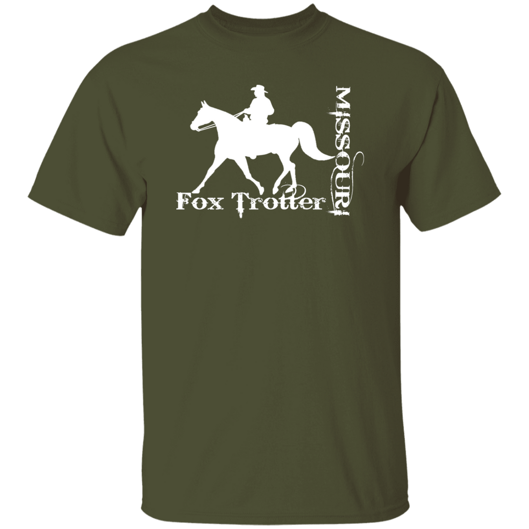 MISSOURI FOX TROTTER (white) 4HORSE G500 5.3 oz. T-Shirt