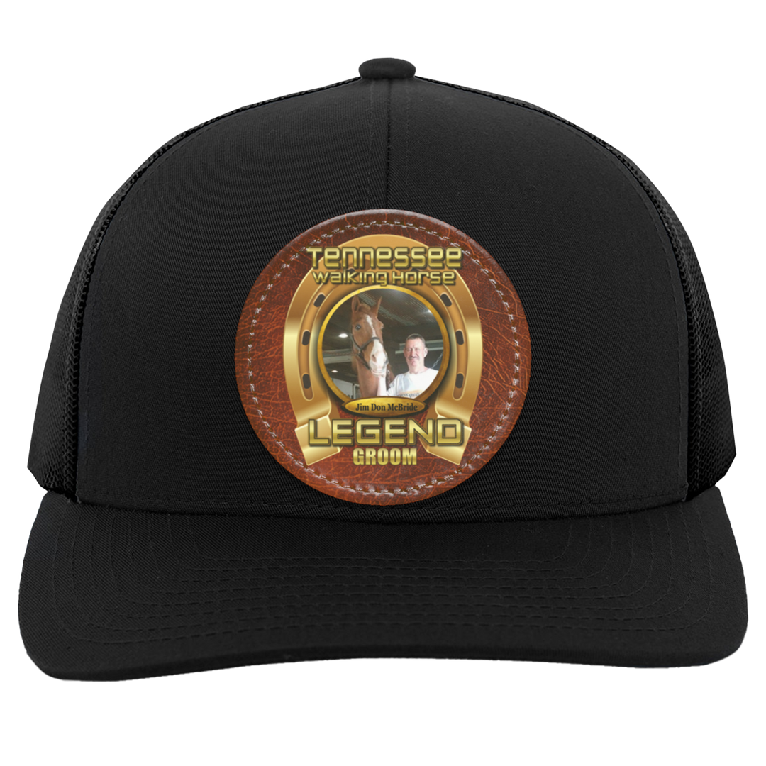 JIM DON MCBRIDE (TWH LEGENDS) HAT 104C Trucker Snap Back - Patch