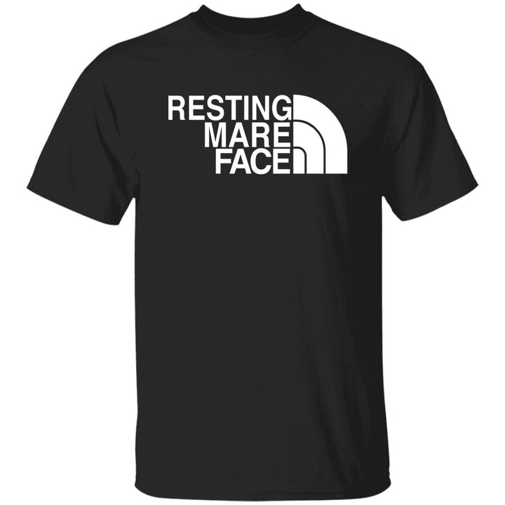 RESTING MARE FACE (white) G500 5.3 oz. T-Shirt