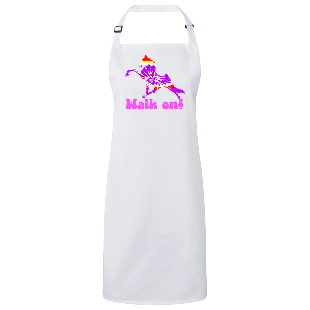 TIE DYE WALK ON RP150 Sustainable Unisex Bib Apron