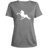Tennessee Walking Horse Performance (WHITE) LST360 Ladies' Heather Scoop Neck Performance Tee