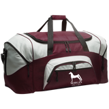 MORGAN STYLE 1 (WHITE) 4HORSE BG99 Colorblock Sport Duffel