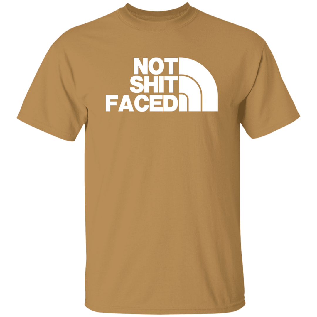 NOT SHIT FACED (WHITE) G500 5.3 oz. T-Shirt