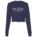 MY PONY NASHVILLE B7503 Ladies' Cropped Fleece Crew