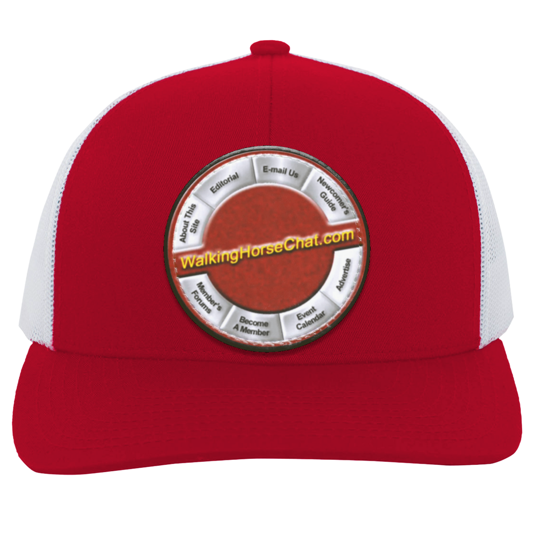 WalkingHorseChat Hat Logo 104C Trucker Snap Back - Patch