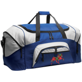 TENNESSEE WALKING HORSE DESIGN 3 JMD (RED PLAID) BG99 Colorblock Sport Duffel
