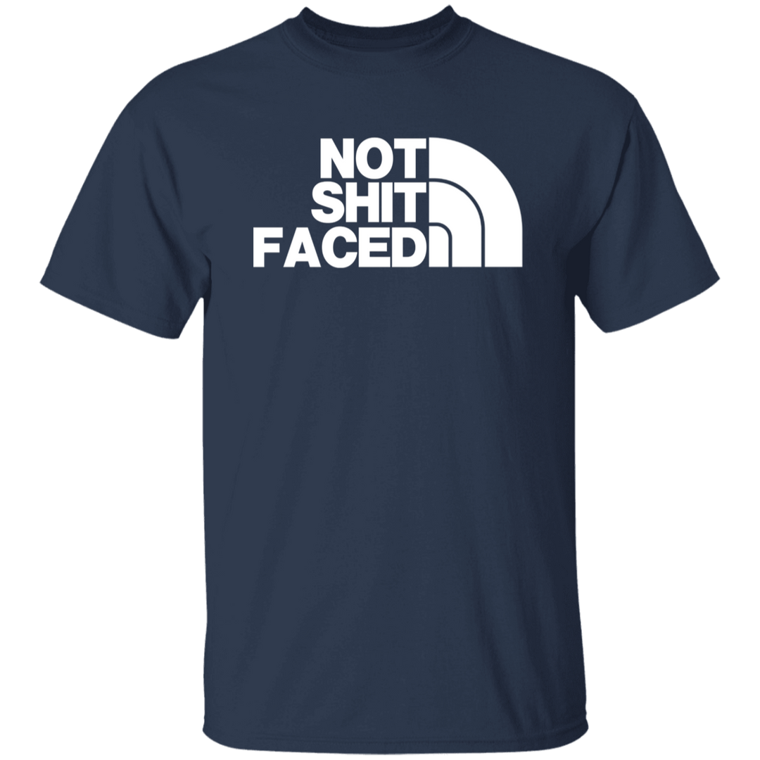 NOT SHIT FACED (WHITE) G500 5.3 oz. T-Shirt
