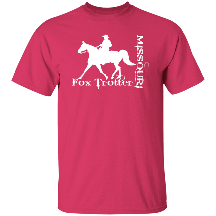 MISSOURI FOX TROTTER (white) 4HORSE G500 5.3 oz. T-Shirt
