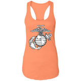 USMC EGA Symbol NL1533 Ladies Ideal Racerback Tank