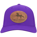 AMERICAN SADDLEBRED ON LEATHER CP80 Twill Cap - Patch