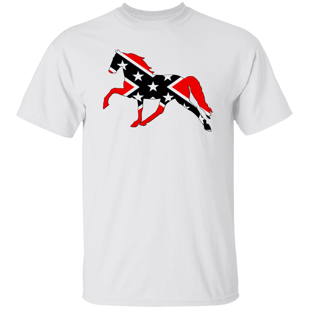 Rebel on the Rail Tennessee Walking Horse Pleasure G500 5.3 oz. T-Shirt