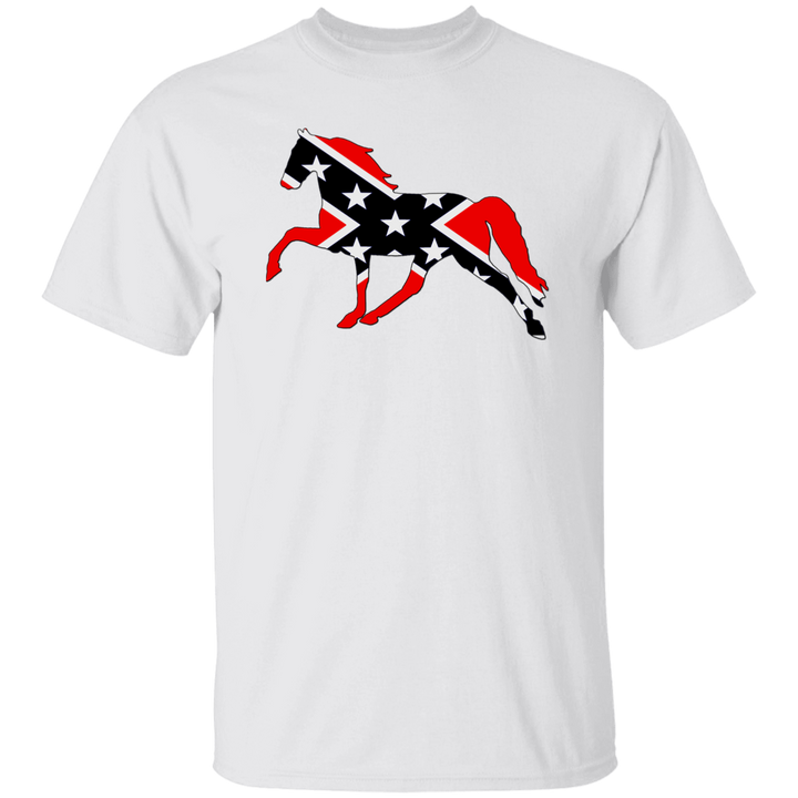 Rebel on the Rail Tennessee Walking Horse Pleasure G500 5.3 oz. T-Shirt