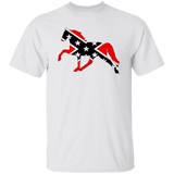 Rebel on the Rail Tennessee Walking Horse Pleasure G500 5.3 oz. T-Shirt