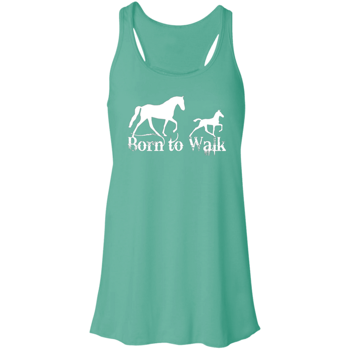 BORN TO WALK B8800 Flowy Racerback Tank