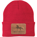 AMERICAN SADDLEBRED ON LEATHER CP90 Knit Cap - Patch