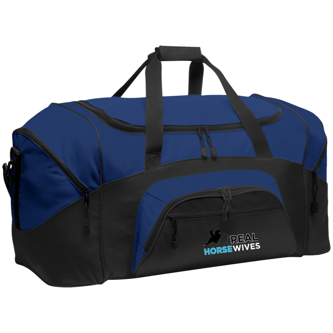 THE REAL HORSE WIVES BG99 Colorblock Sport Duffel