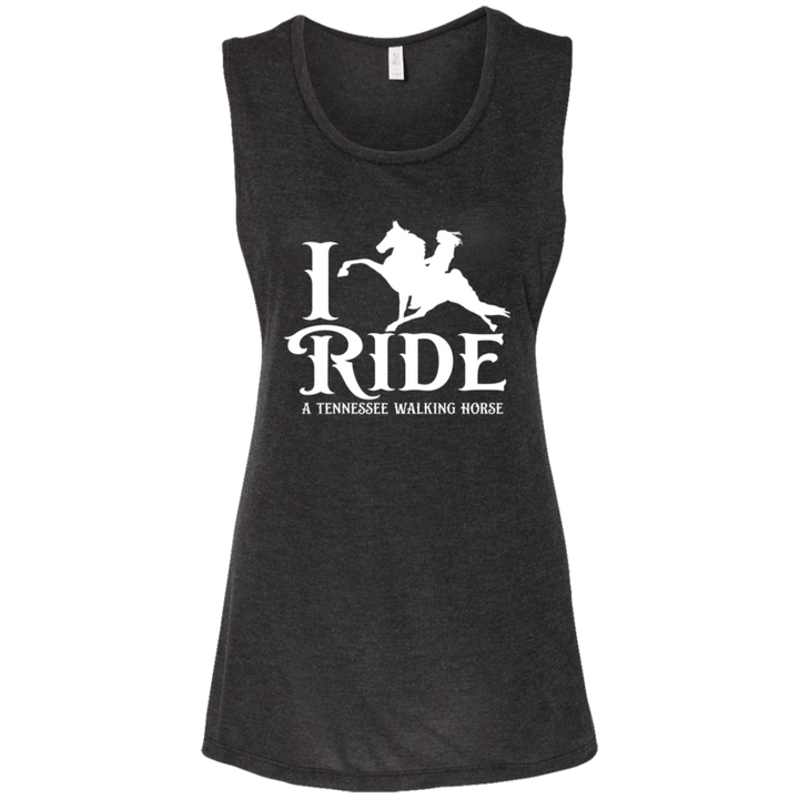 I RIDE A WALKING HORSE B (WHITE) B8803 Ladies&