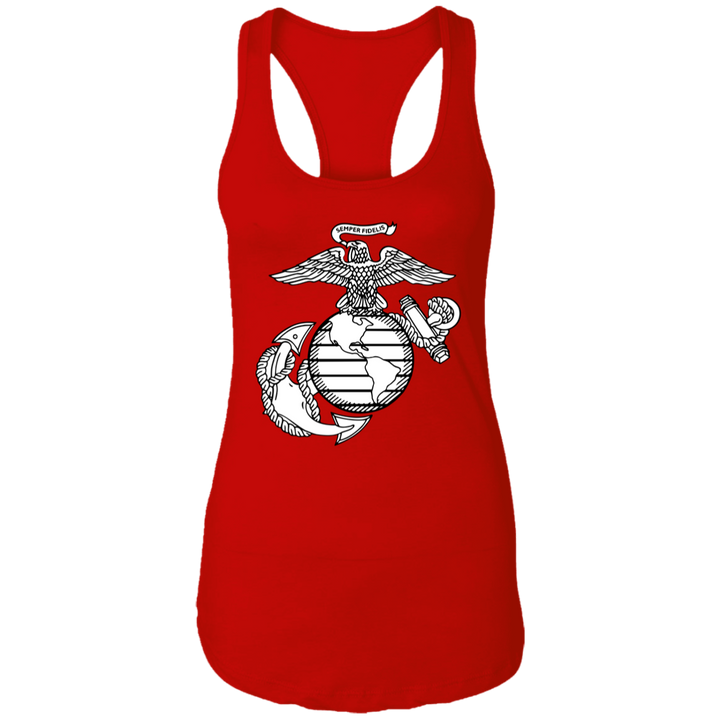 USMC EGA Symbol NL1533 Ladies Ideal Racerback Tank