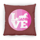 LOVE TWH PLEASURE SHADES OF PINK ZP18 Large Square Pillow