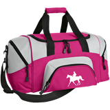 Missouri Fox Trotter WITH MALE RIDER WHITE BG99 Colorblock Sport Duffel