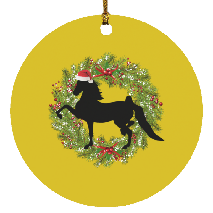 American Saddlebred (Christmas) SUBORNC Circle Ornament