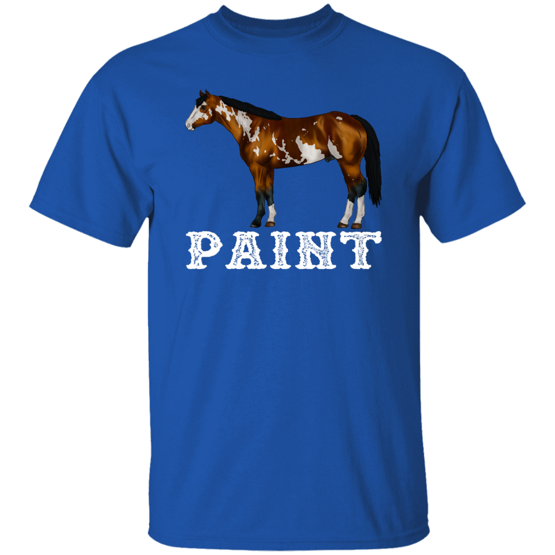 PAINT STYLE 1 (WHITE) 4HORSE G500 5.3 oz. T-Shirt