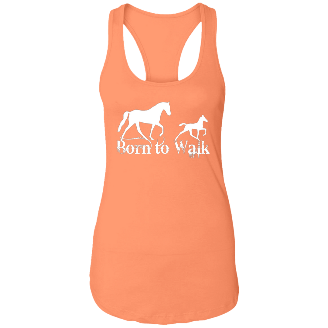 BORN TO WALK NL1533 Ladies Ideal Racerback Tank