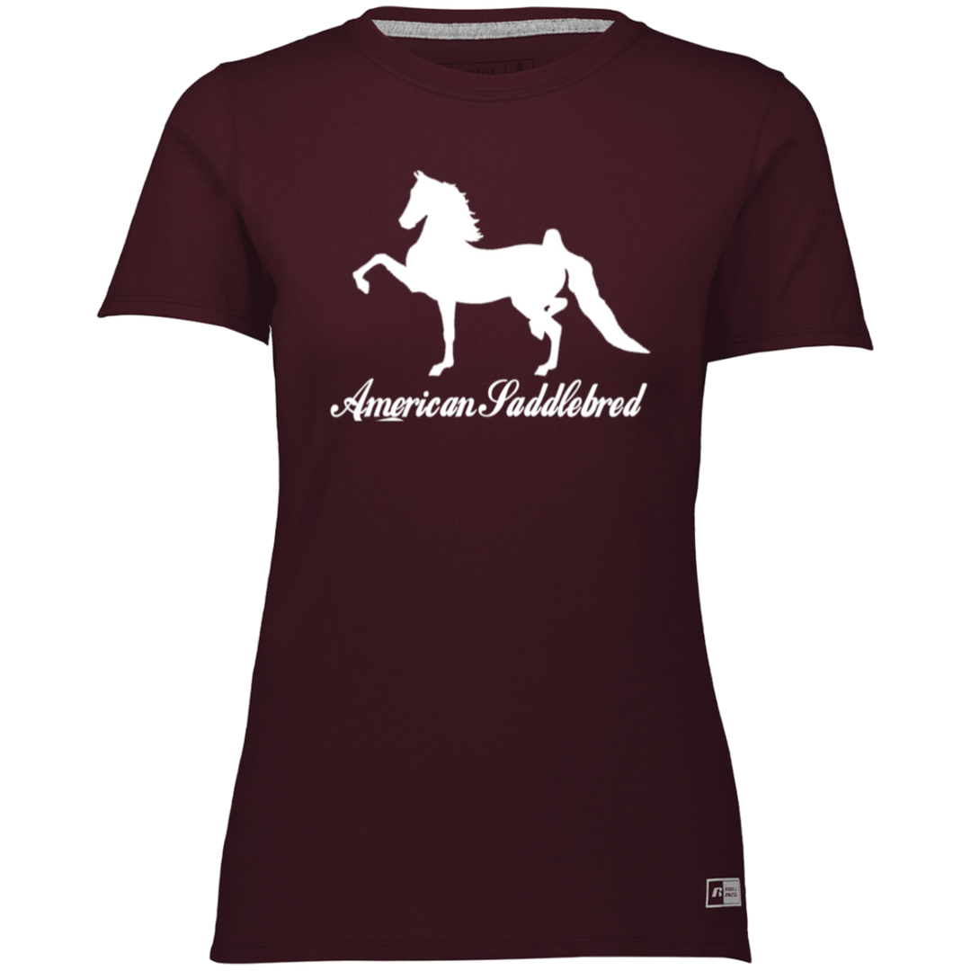 AMERICAN SADDLEBRED 64STTX Ladies’ Essential Dri-Power Tee