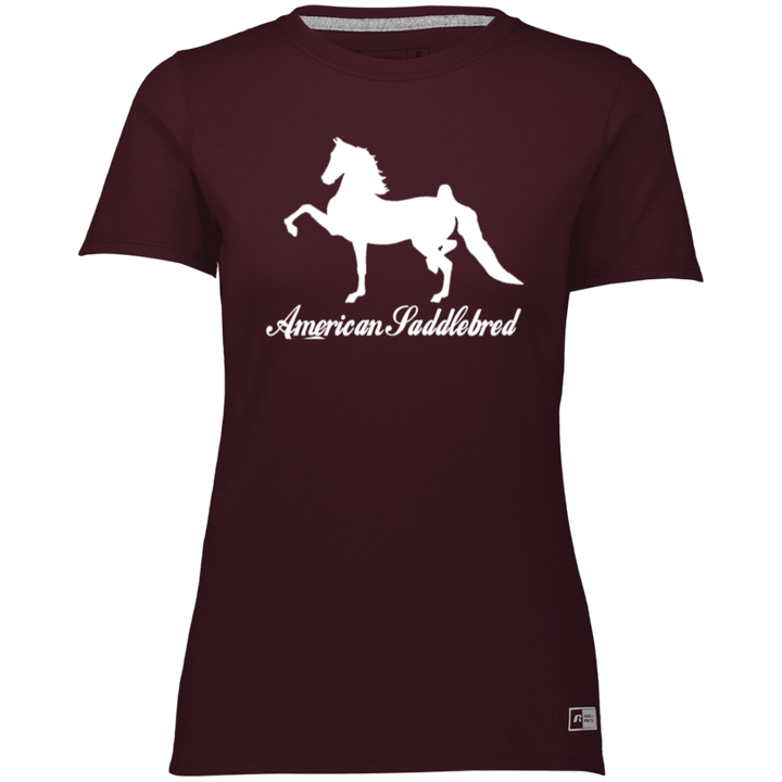 AMERICAN SADDLEBRED 64STTX Ladies’ Essential Dri-Power Tee