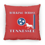 Walking Across Tennessee (Pleasure) ZP14 Small Square Pillow