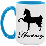 HACKNEY DESIGN 1 (black) 4HORSE AM15OZ 15oz. Accent Mug