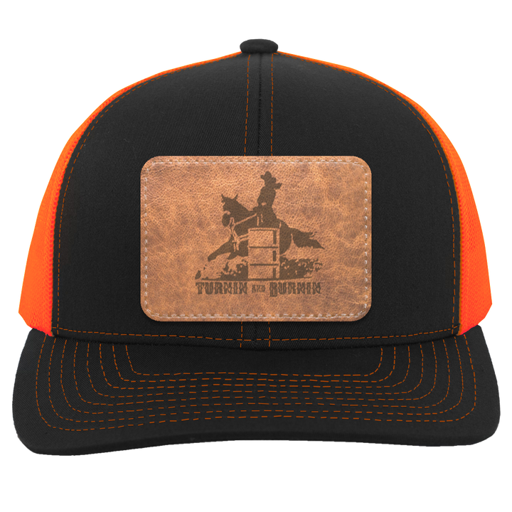 TURNIN AND BURNIN ON LEATHER 104C Trucker Snap Back - Patch