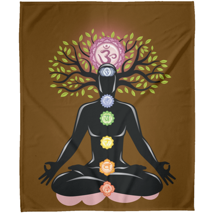 CHAKRAS PLUSH BLANKET (12 STYLES AND SIZES)