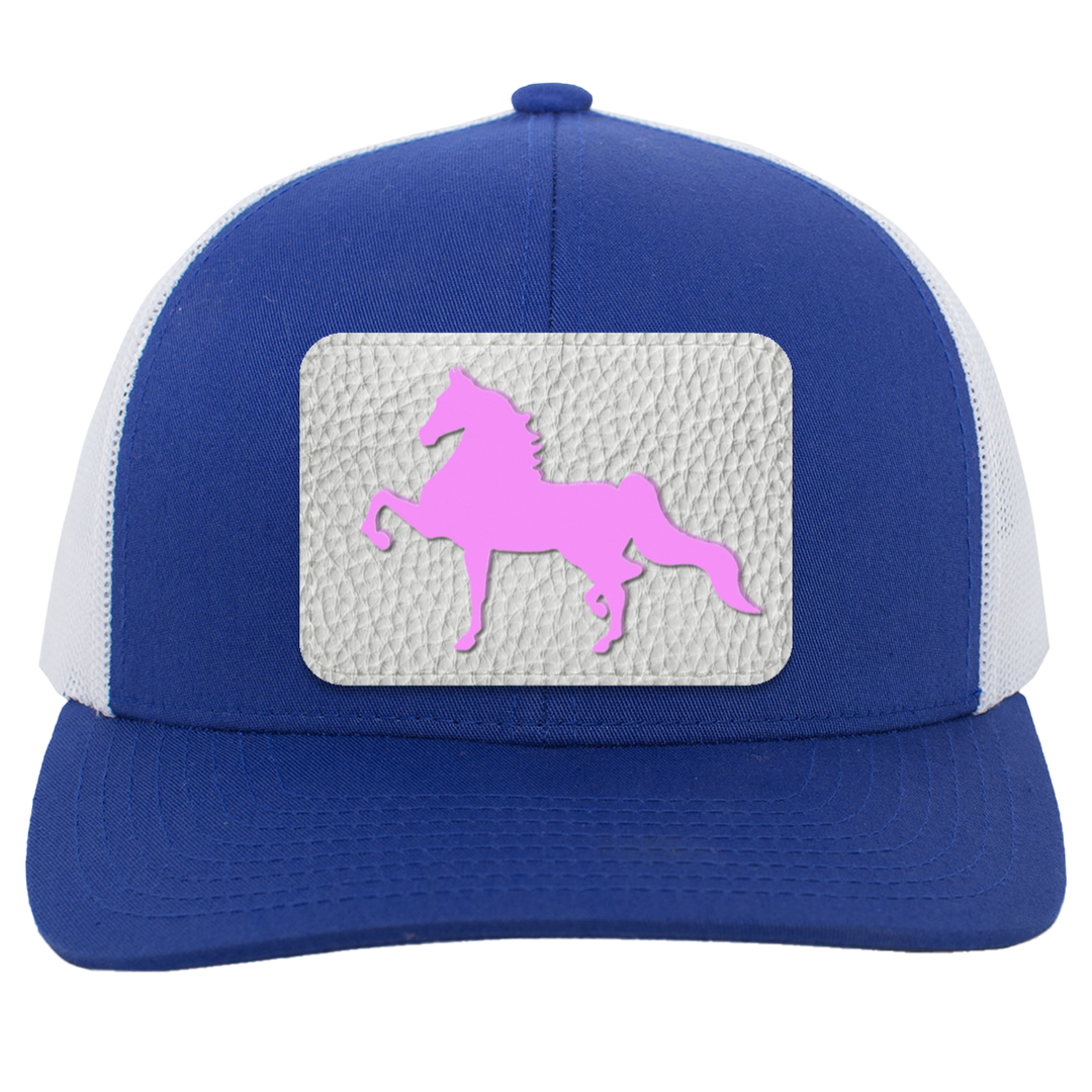 AMERICAN SADDLEBRED PINK 104C Trucker Snap Back - Patch