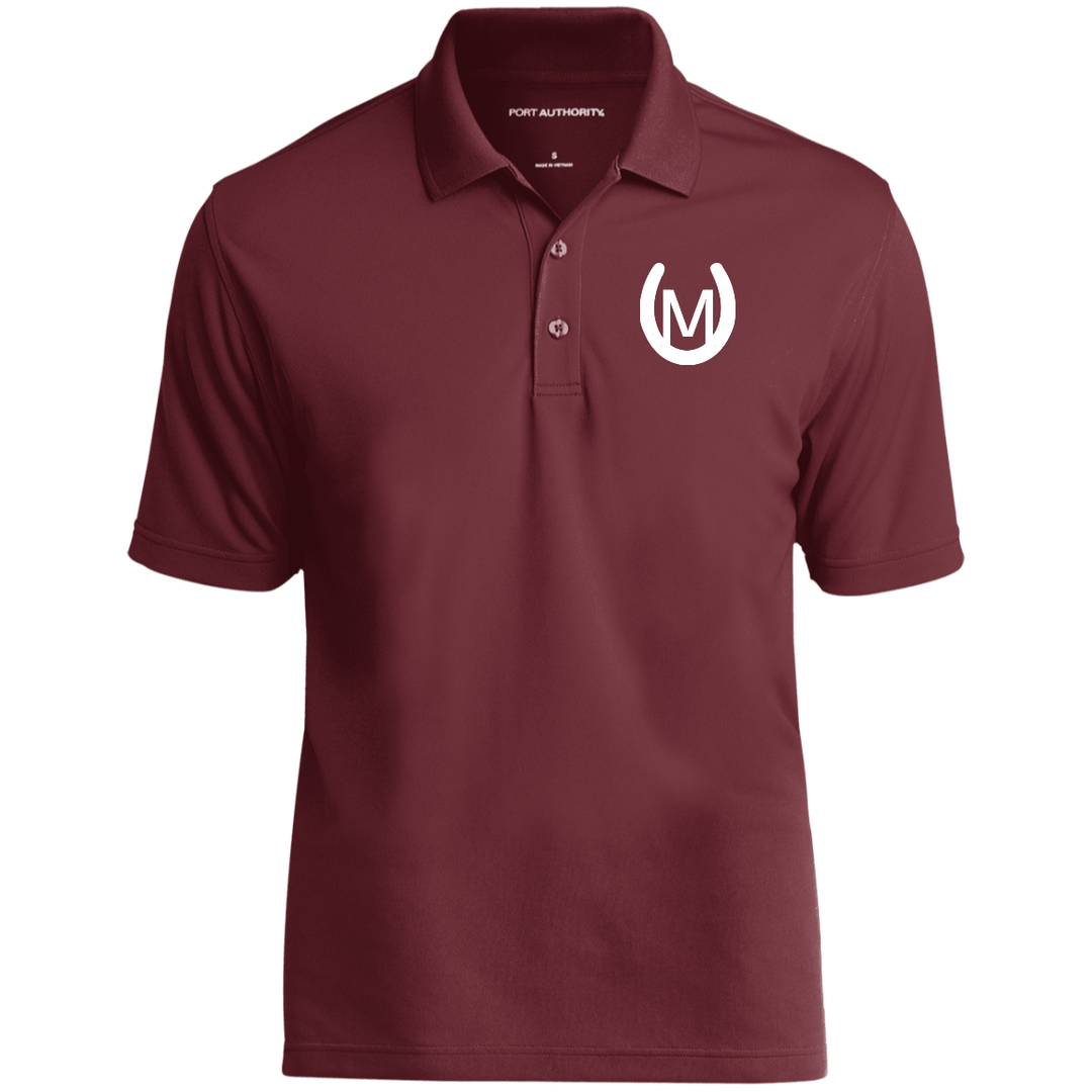 MANES RANCH (white) K110 Dry Zone UV Micro-Mesh Polo