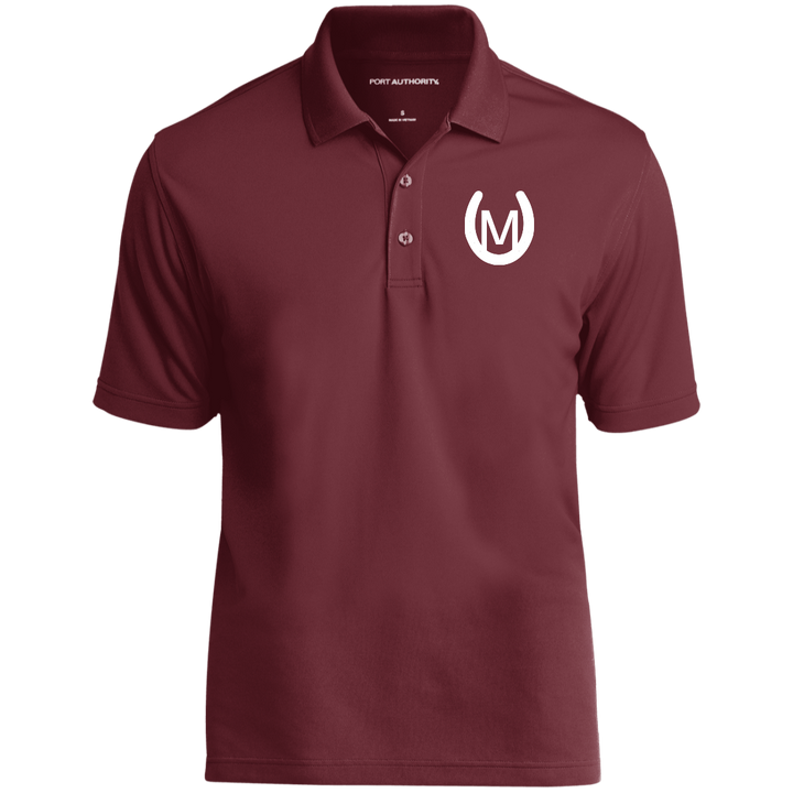MANES RANCH (white) K110 Dry Zone UV Micro-Mesh Polo