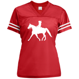Missouri Fox Trotter LADY FINAL ART WHITE LST307 Ladies' Replica Jersey