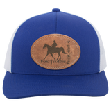 MISSOURI FOX TROTTER ON LEATHER 104C Trucker Snap Back - Patch