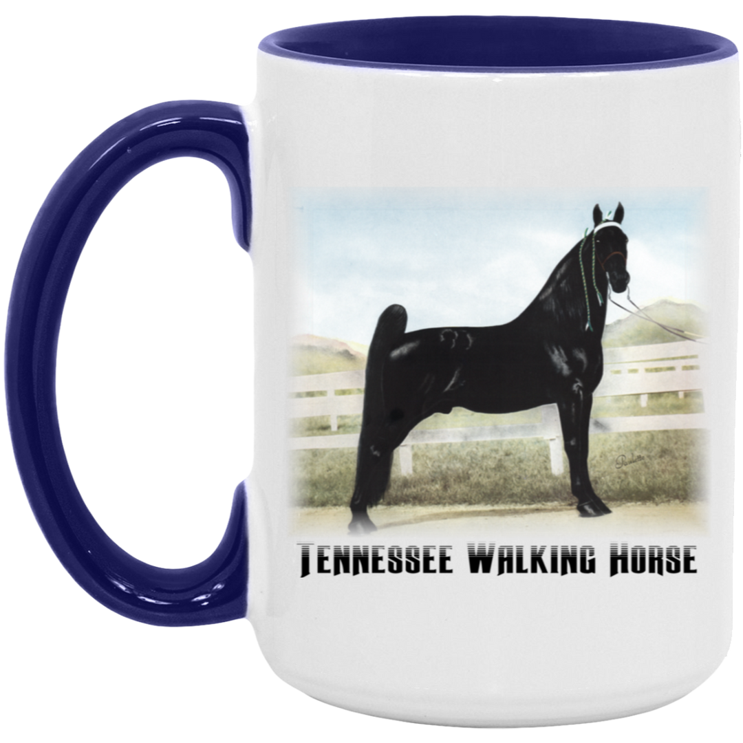 TENNESSEE WALKING HORSE (STANDING) 4HORSE AM15OZ 15oz. Accent Mug