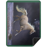 PALOMINO HORSE 1 BSHL Premium Black Sherpa Blanket 60x80