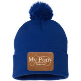 MY PONY NASHVILLE SP15 Pom Pom Knit Cap - Patch